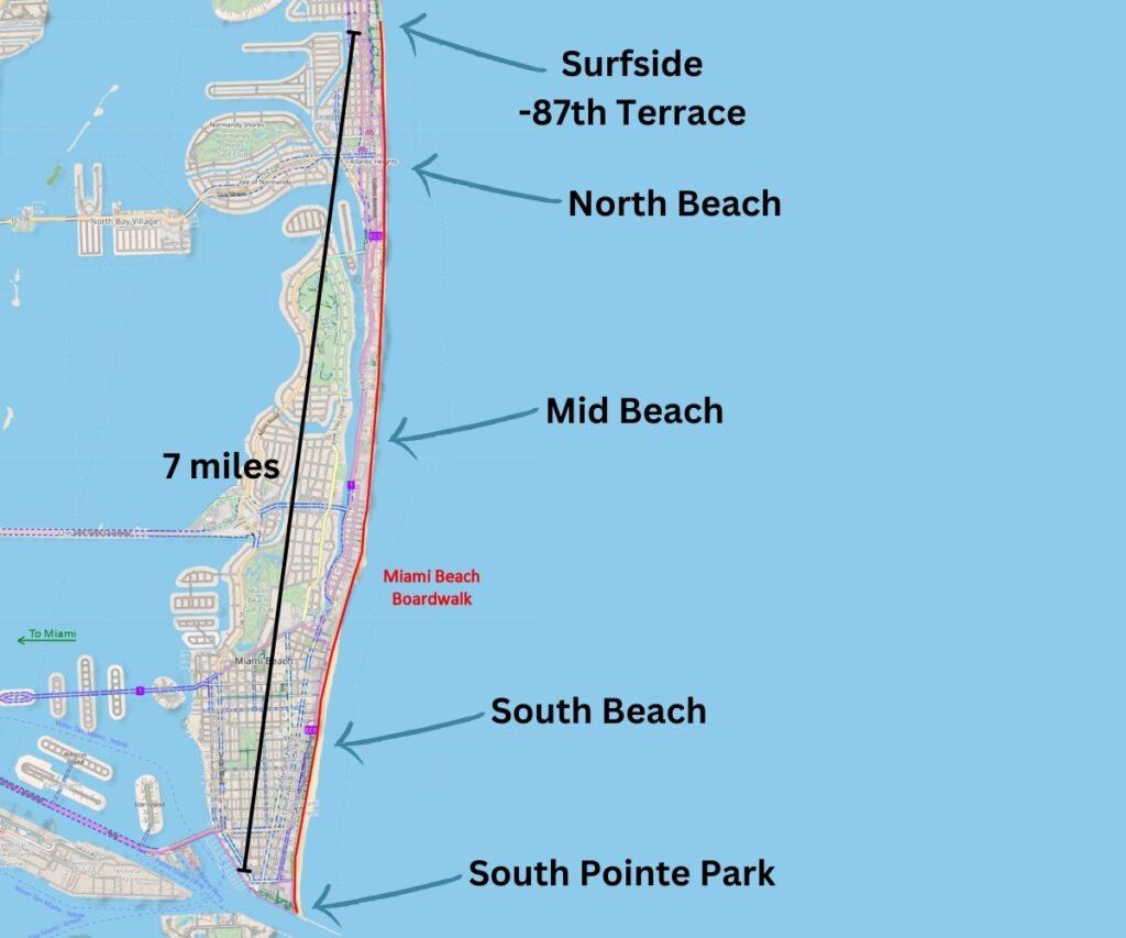 Miami Beach Map - Journey To The Destination