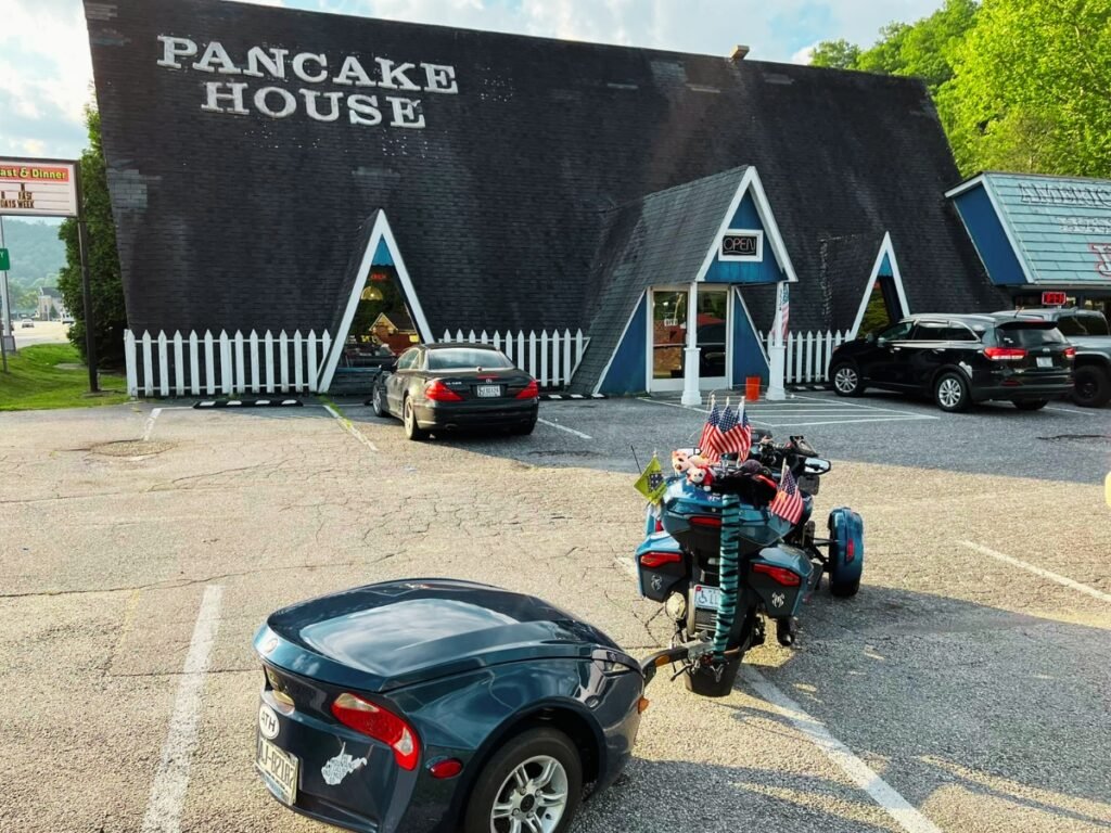 Outside Frontier Pancake House Cherokee, NC