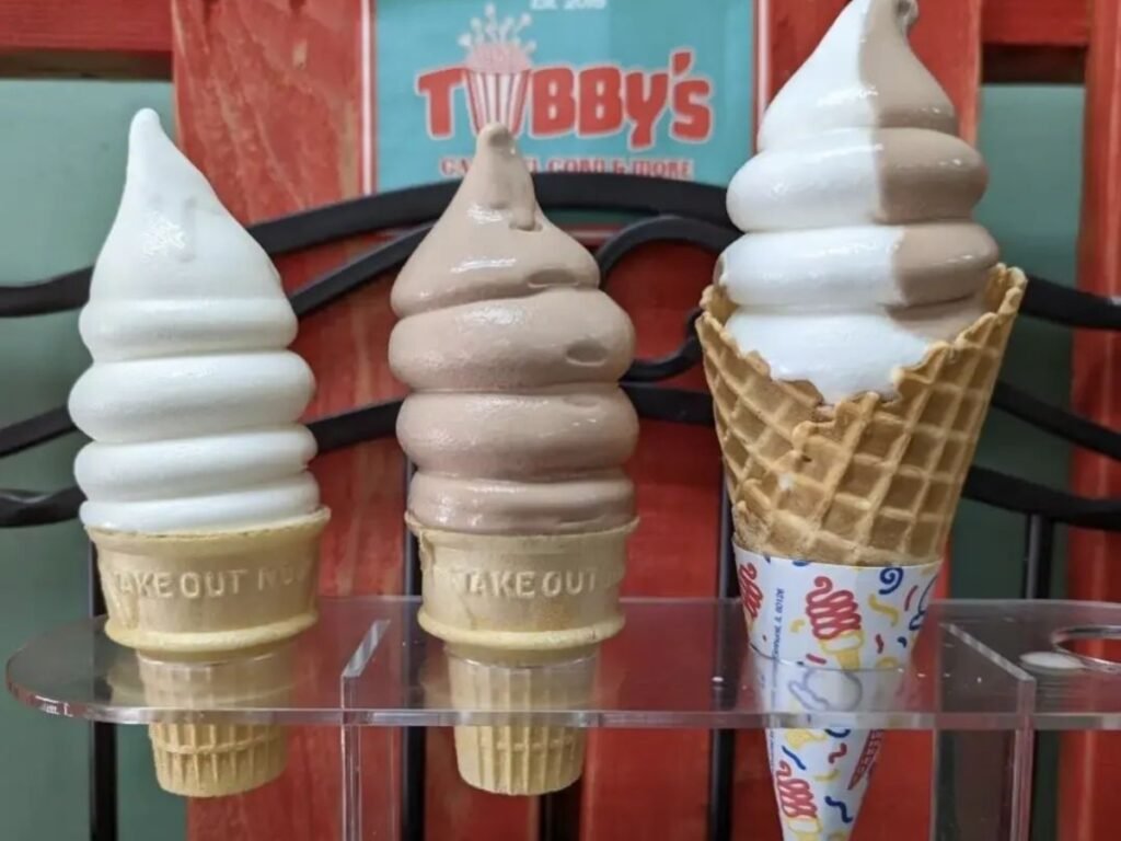 Ice Creams at Tubby's Caramel Corn & More in Cherokee, NC
