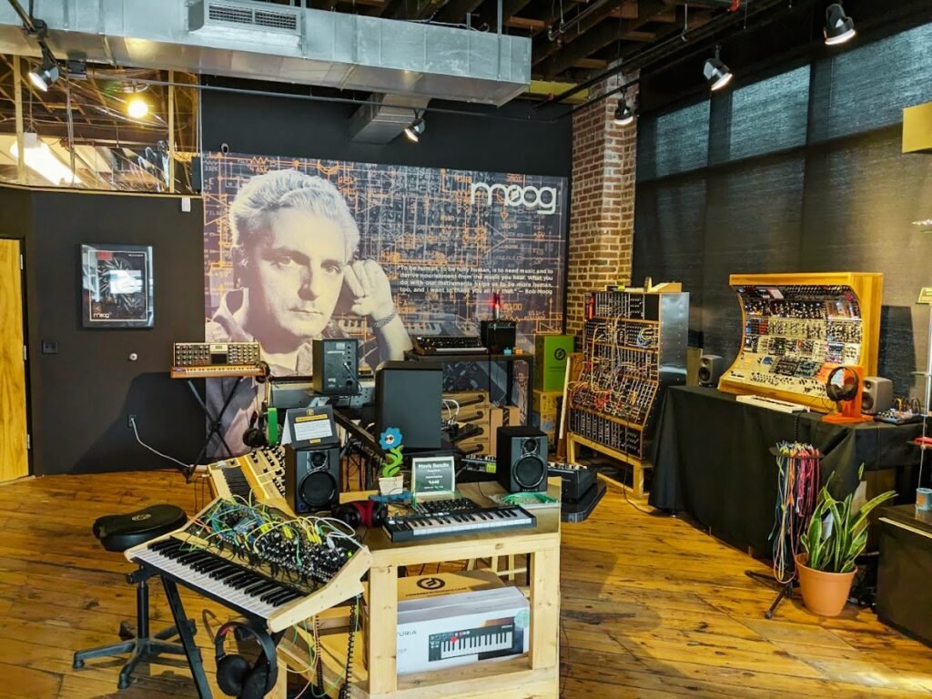 Inside Moog Factory & Moogseum exhibit Image from Google