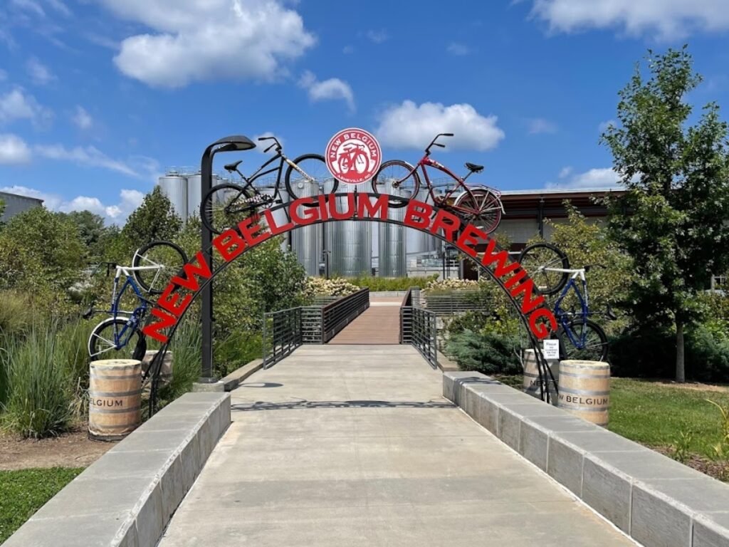 Outside of New Belgium Brewing, Asheville, NC