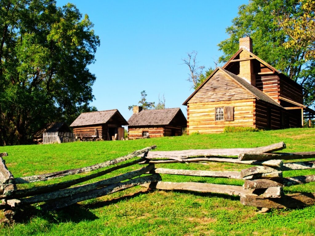 Vance Birthplace State Historic Site farmstead⁠ Image by zrfphoto from Getty Images